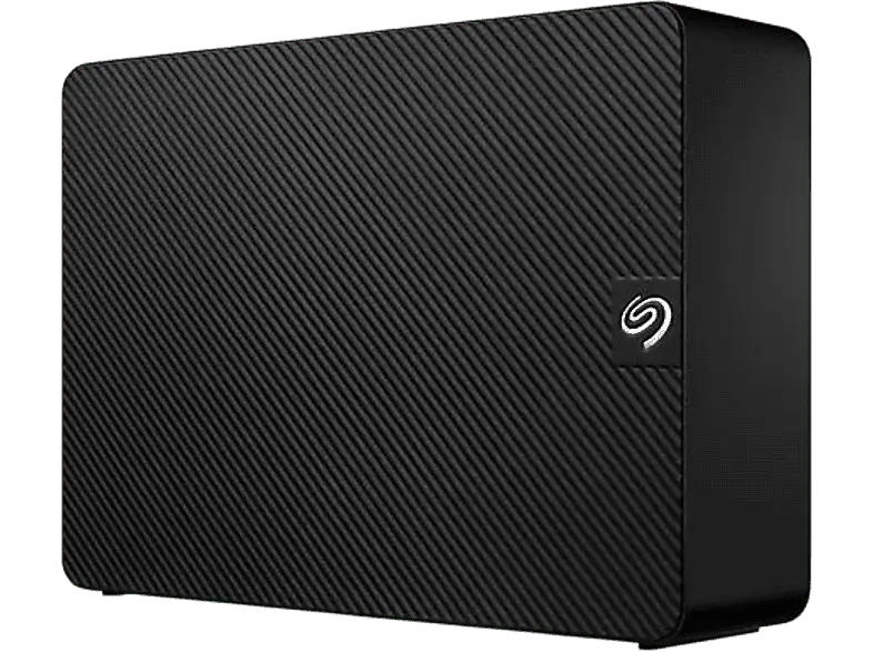 SEAGATE 10TB Festplatte Expansion Desktop, Extern, 3.5 Zoll, USB 3.0, 2 Jahre Rescue Service, Schwarz