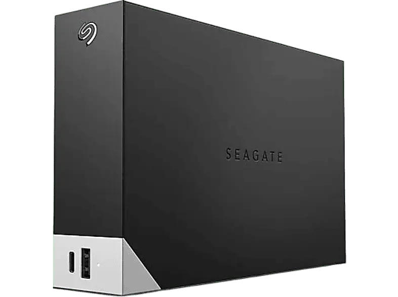 SEAGATE 14TB Festplatte One Touch Hub mit Rescue, HDD, Extern, USB-C/A/Micro-B, Schwarz