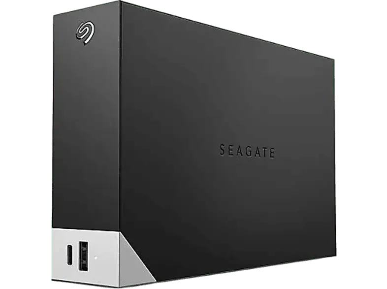 SEAGATE 16TB Festplatte One Touch Hub mit Rescue, HDD, Extern, USB-C/A/Micro-B, Schwarz