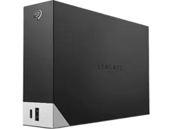SEAGATE 8TB Festplatte One Touch Hub mit Rescue, HDD, Extern, USB-C/A/Micro-B, Schwarz