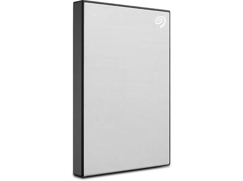 SEAGATE 2TB One Touch Festplatte mit Kennwortschutz, +Rescue, HDD, Extern, USB-Micro-B, Silber