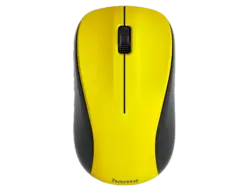 HAMA Maus MW-300 V2, Kabellos, USB-Empfänger, 1200dpi, Gelb