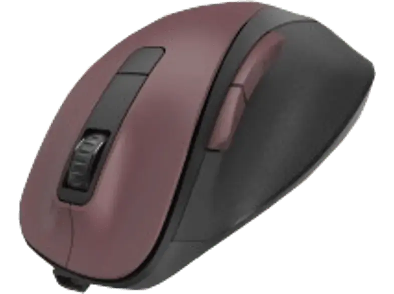 HAMA MW-500 Recharge Maus, Kabellos, 1600 DPI, 2.4 GHz USB, Bordeaux