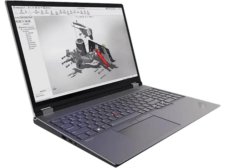 LENOVO ThinkPad P16 G2 Notebook for Business 16 Zoll, wquxga, Intel® Core™ i9-13980HX, 64 GB RAM, Windows 11 Pro (32 bit), GeForce RTX™ A4500, Storm Grey