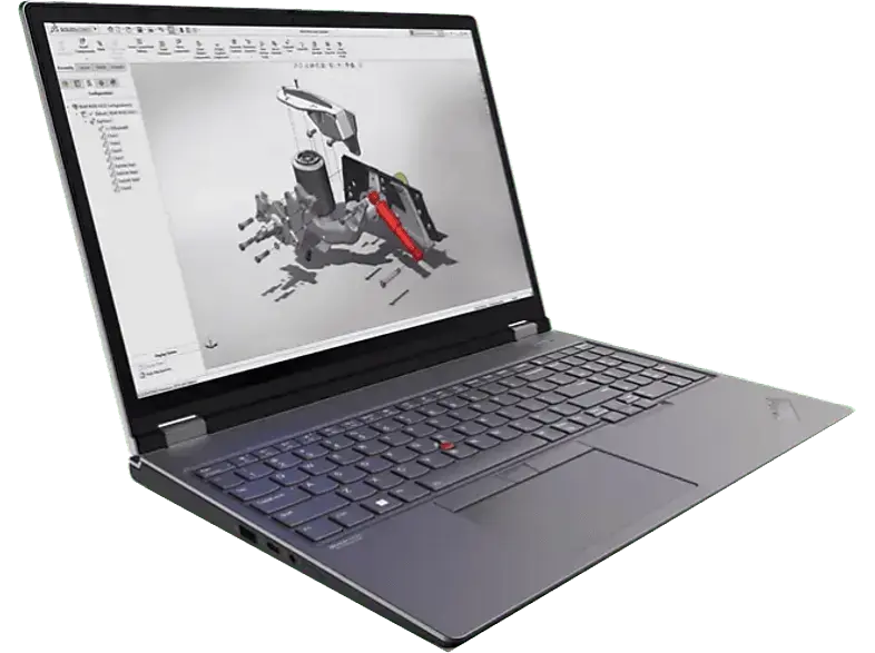 LENOVO ThinkPad P16 G2 Notebook for Business 16 Zoll, wquxga, Intel® Core™ i9-13980HX, 64 GB RAM, Windows 11 Pro (32 bit), GeForce RTX™ A4500, Storm Grey