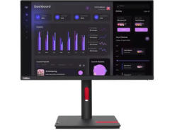 LENOVO ThinkVision T24i-30 Monitor for Business, 23.8 Zoll, Full-HD, 60Hz, 6ms, 250cd, IPS, 99% sRGB, Raven Black