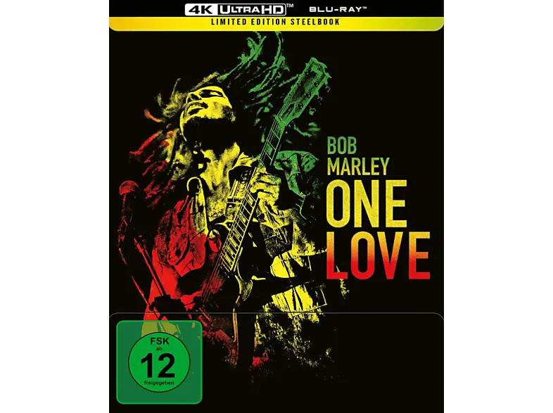 Bob Marley: One Love Limited Steelbook Edition [4K Ultra HD Blu-ray + Blu-ray]