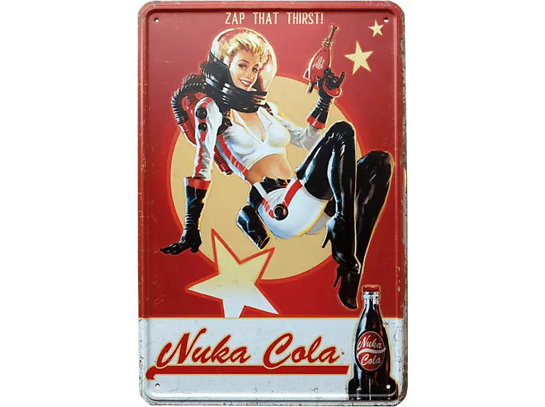 Fallout Metallschild Nuka Cola Girl