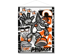 Crash Bandicoot Canvas Poster "Crash"