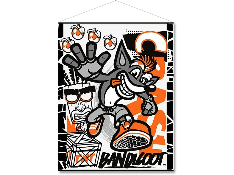 Crash Bandicoot Canvas Poster "Crash"
