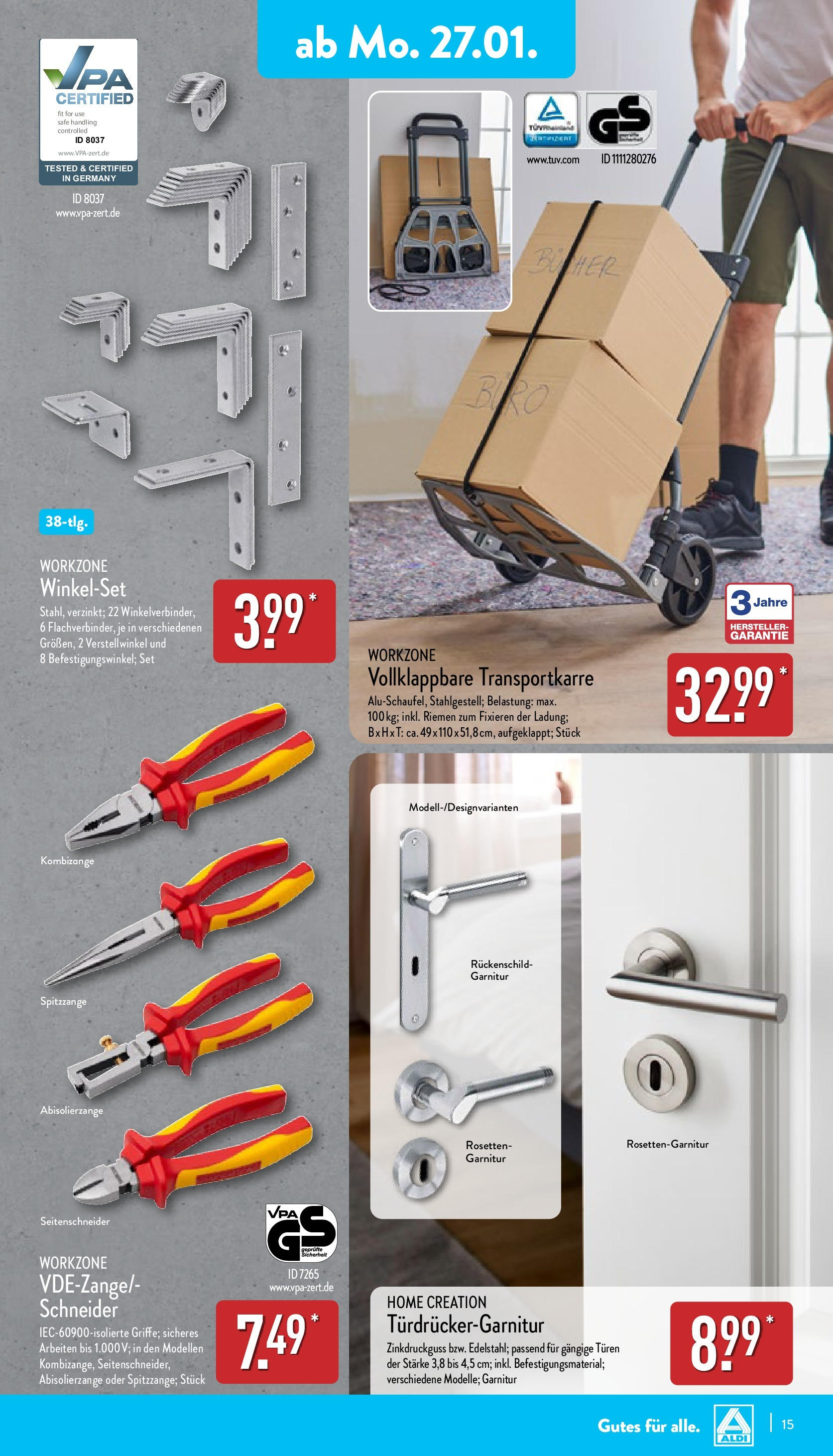 Aldi - ALDI Nord: Wochenangebote (ab 26.01.2025) » Angebote Online | Seite: 15 | Produkte: Home creation