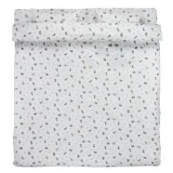 JYSK Lenjerie pat+cearșaf JULIA 200x220 albă