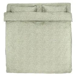 JYSK Lenjerie pat+cearșaf percal EMILY 200x220 verde