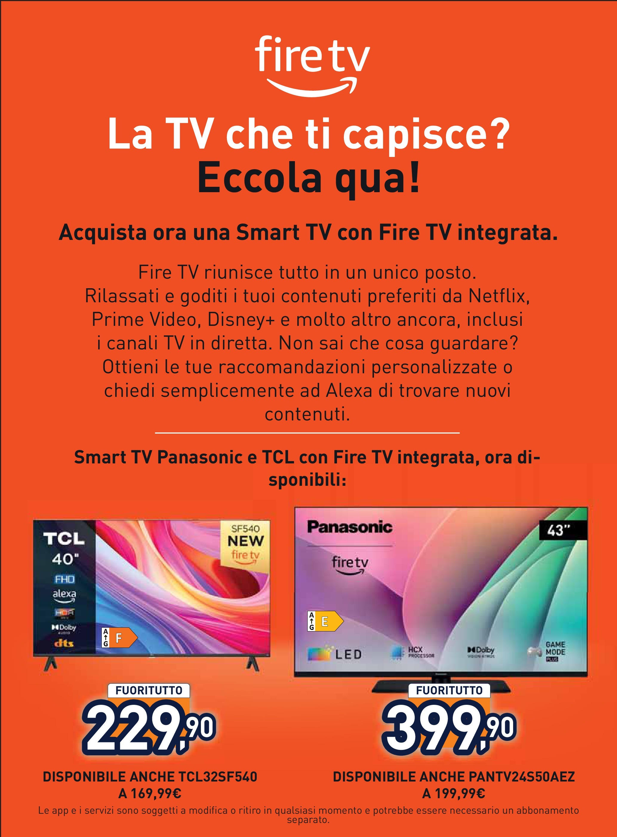 Nuovo Unieuro - Continua il vero FUORITUTTO da Unieuro! dal 16/01/2025 > offerte anteprima 🛍️ | Pagina: 5 | Prodotti: smart TV, TV