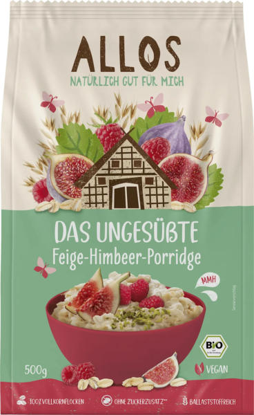 ALLOS Porridge, Feige-Himbeere