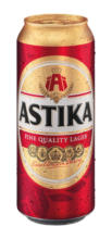 Kaufland хипермаркет ASTIKA Бира Fine Quality Lager - до 13-07-25