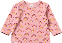 ALANA Langarmshirt Pro Climate mit Regenbogen-Muster, rosa, Gr. 74