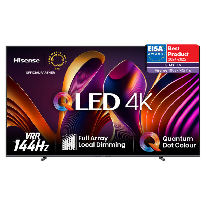 Телевизор HISENSE 100E7NQ PRO 4K Ultra HD QLED SMART TV, VIDAA, 100.0 ", 254.0 см