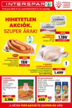 Interspar: Interspar újság érvényessége 2025.1.29ig - 2025.01.29 napig
