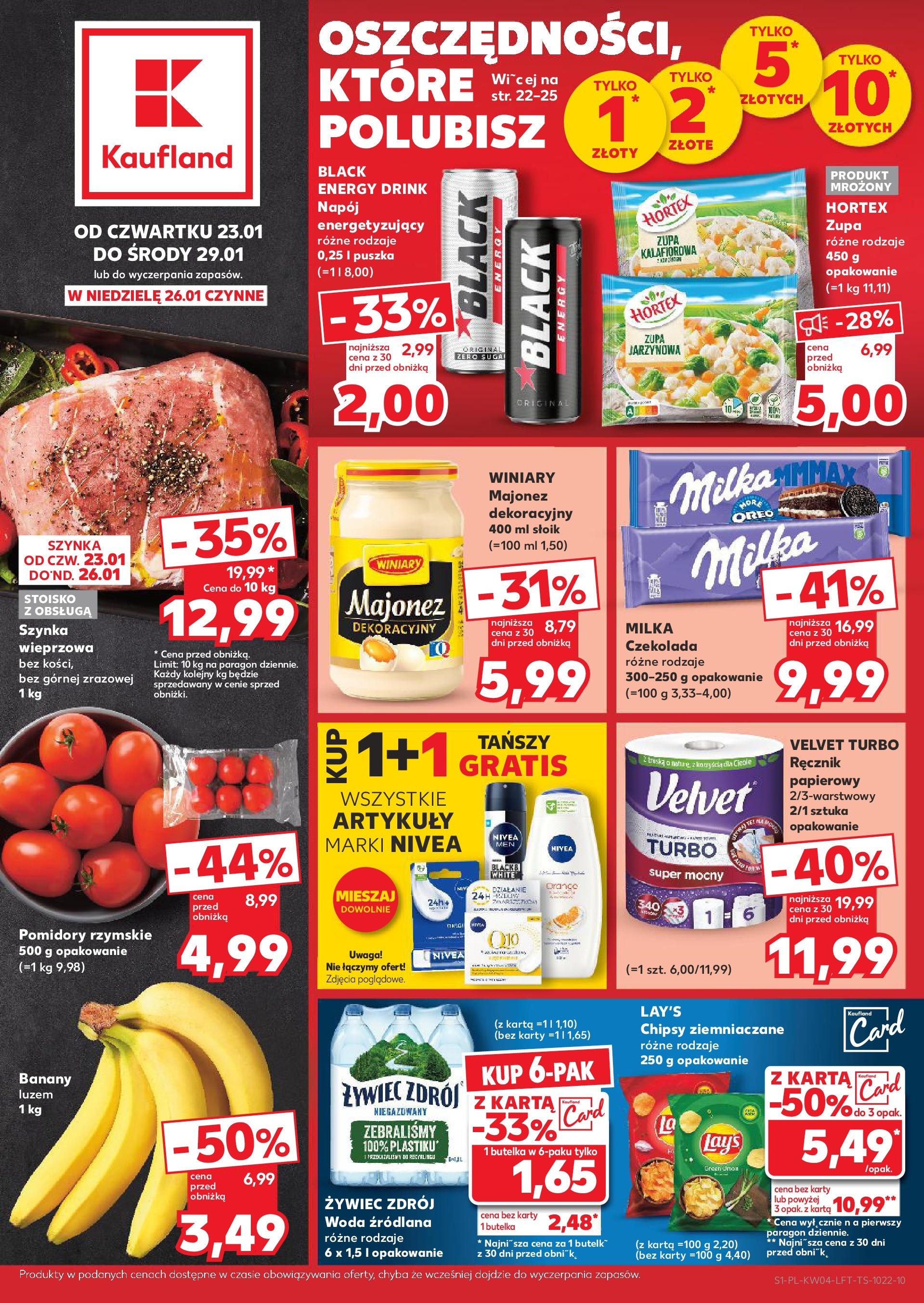 KAUFLAND gazetka promocyjna 23.01.2025 - Promocje - Numer strony 1