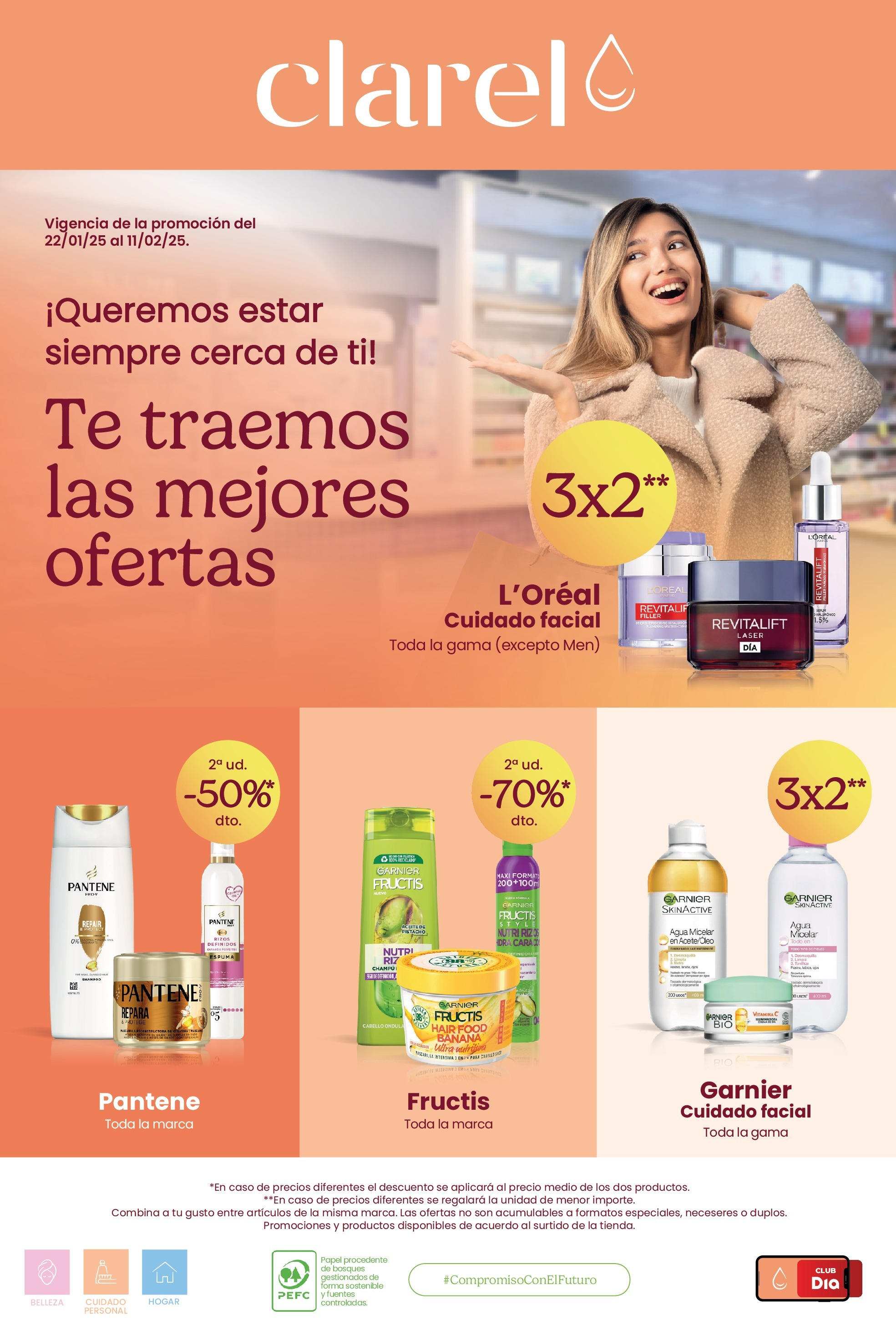 Clarel - Te traemos las mejores ofertas 21/01/2025 - 11/02/2025 | Página: 1 | Productos: Champú, Agua micelar, Aceite, Té