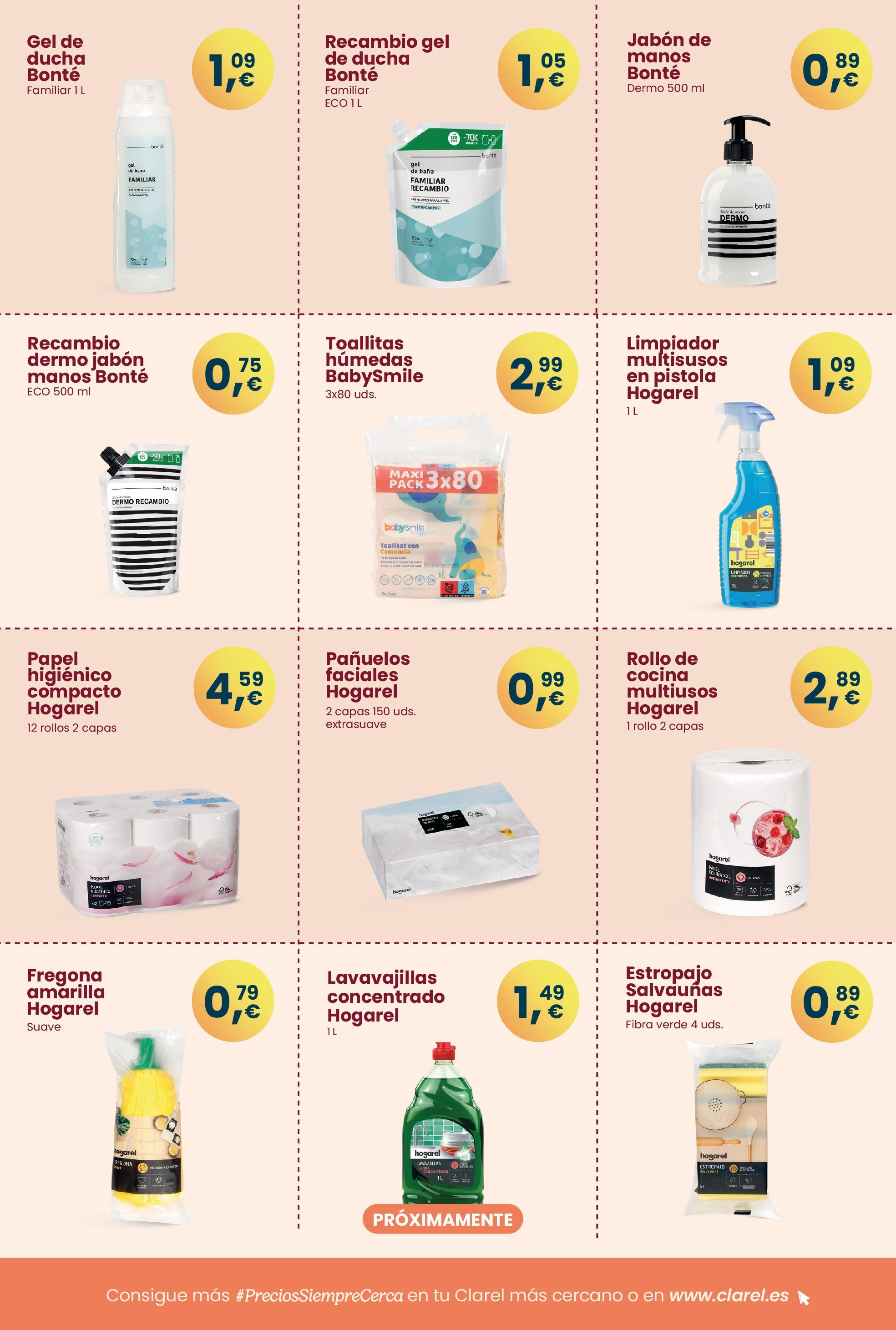 Clarel - Te traemos las mejores ofertas 21/01/2025 - 11/02/2025 | Página: 12 | Productos: Papel higienico, Lavavajillas, Baño, Ducha