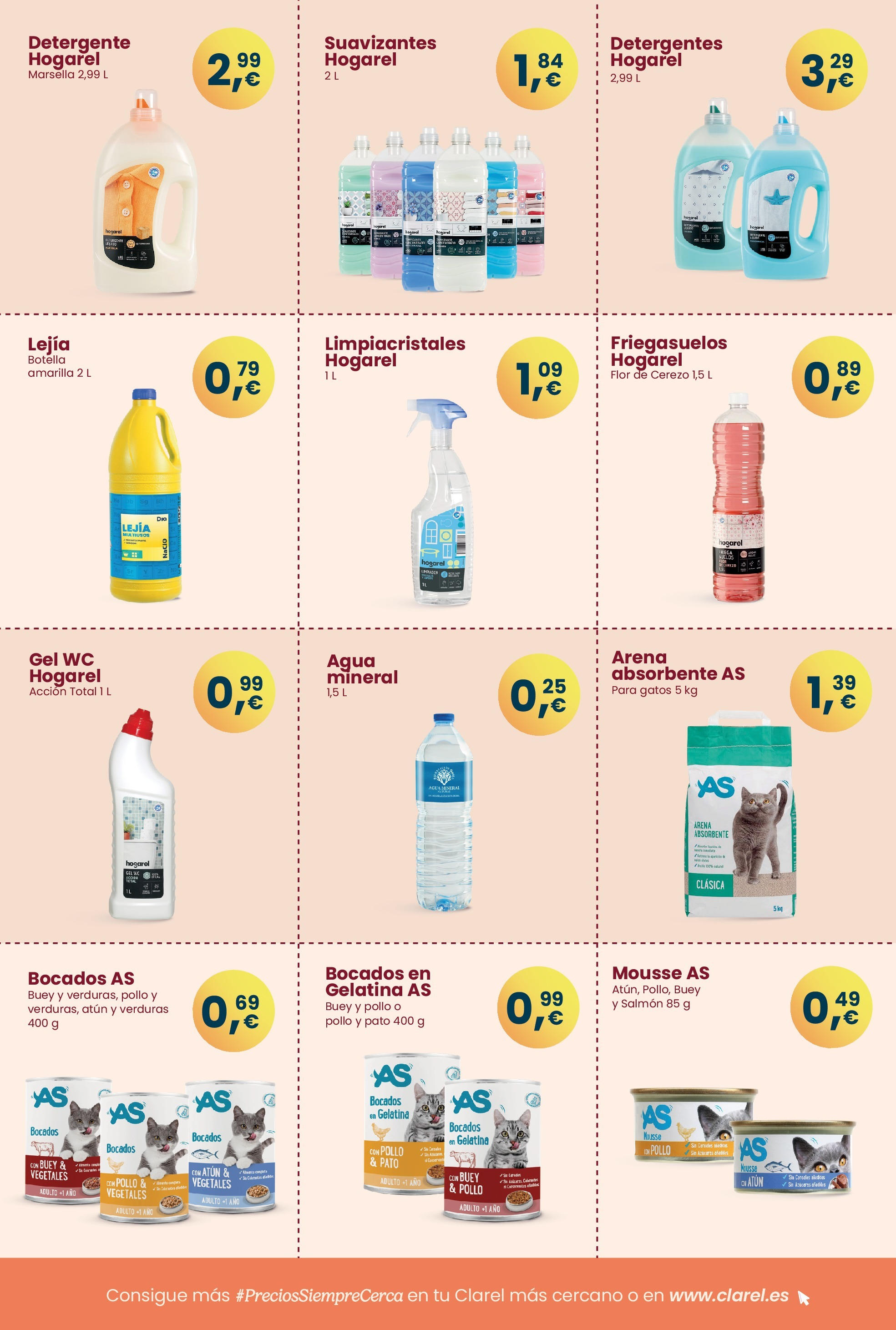 Clarel - Te traemos las mejores ofertas 21/01/2025 - 11/02/2025 | Página: 13 | Productos: Gelatina, Limpiacristales, Mousse, Detergente