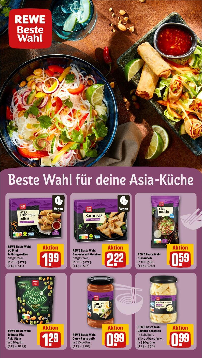 Rewe - Aidlingen, Forchenweg 6 (ab 27.01.2025) zum Blättern » Angebote | Seite: 17 | Produkte: Gemüse, Nudeln