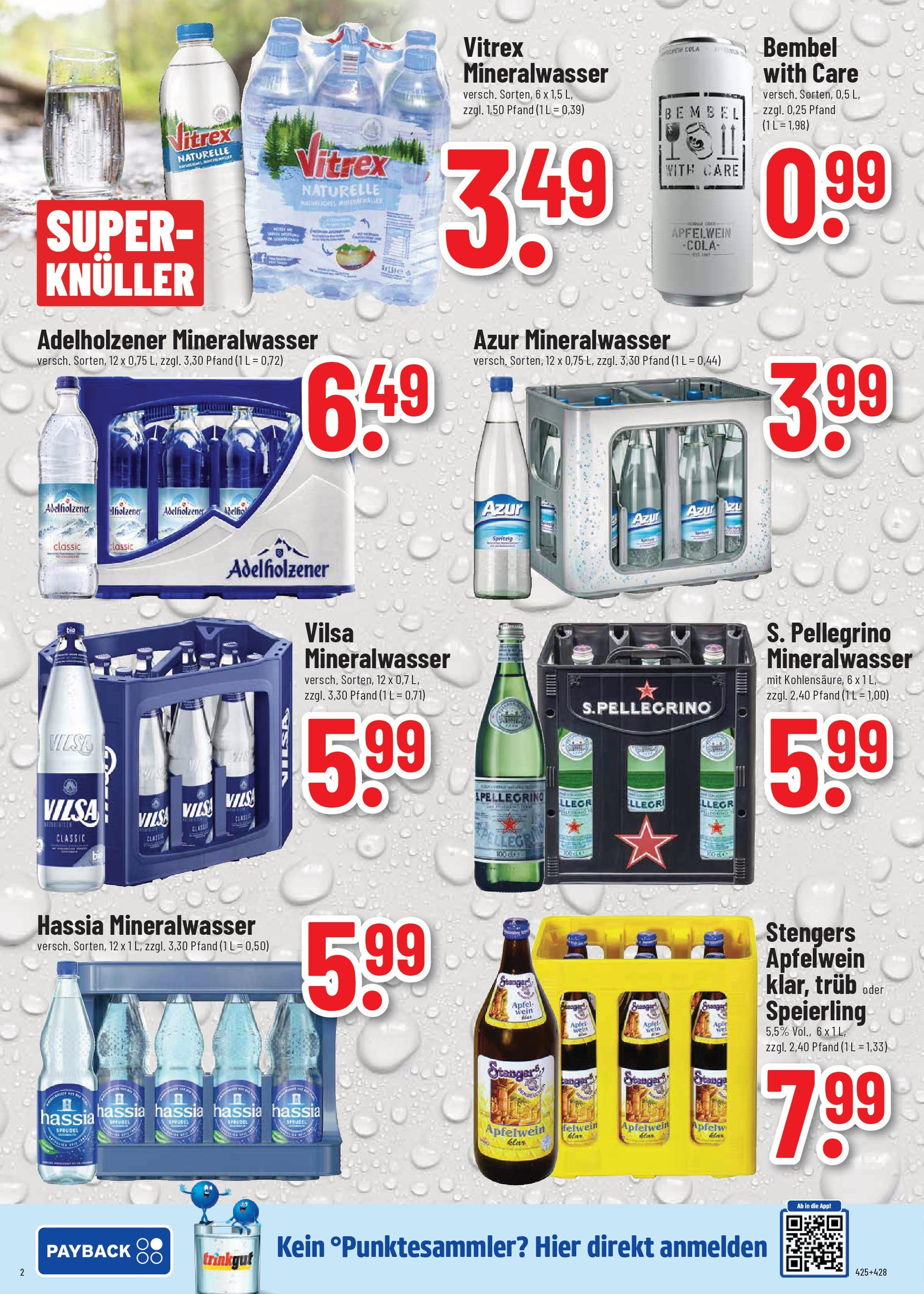 Trinkgut - Frankfurt Am Main, Victor-Slotosch-Straße 14 (ab 27.01.2025) » Angebote online | Seite: 2 | Produkte: Cola, Adelholzener, Mineralwasser, Wein