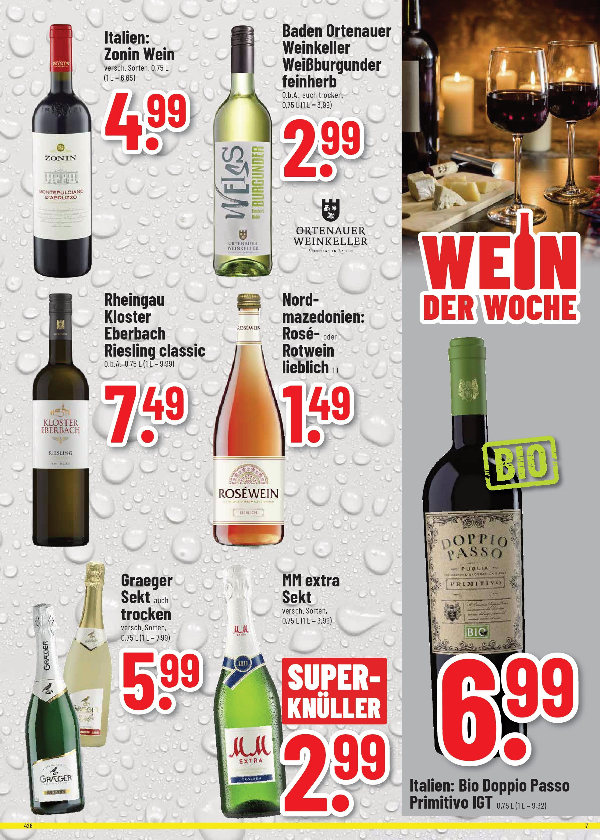 Trinkgut - Frankfurt Am Main, Victor-Slotosch-Straße 14 (ab 27.01.2025) » Angebote online | Seite: 7 | Produkte: Rotwein, Doppio passo primitivo, Doppio Passo, Wein