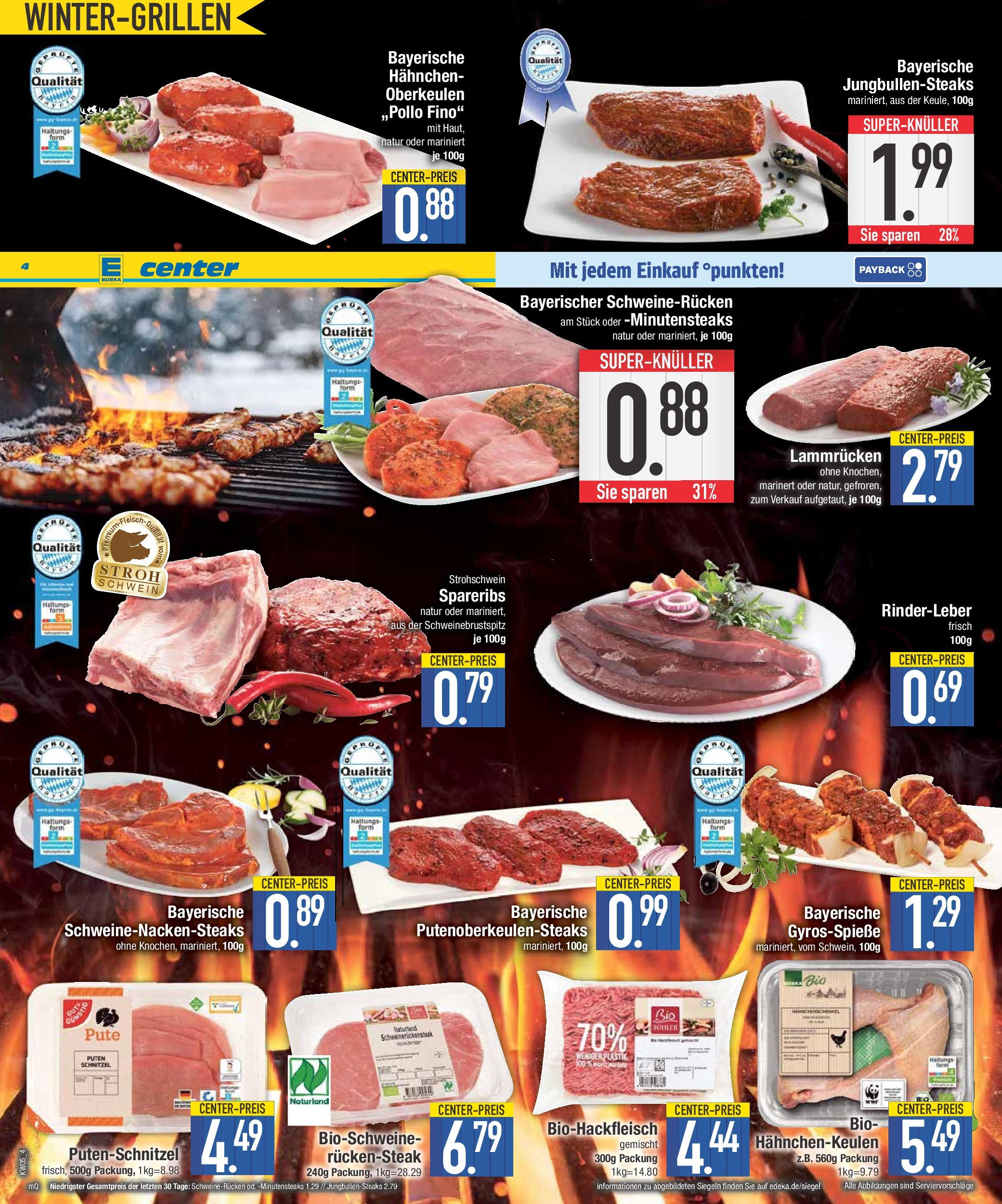 Edeka - Weißenburg, Schwärzgasse 5 (ab 27.01.2025) » Angebote Online | Seite: 4 | Produkte: Pute, Schnitzel, Putenschnitzel, Schweinerucken