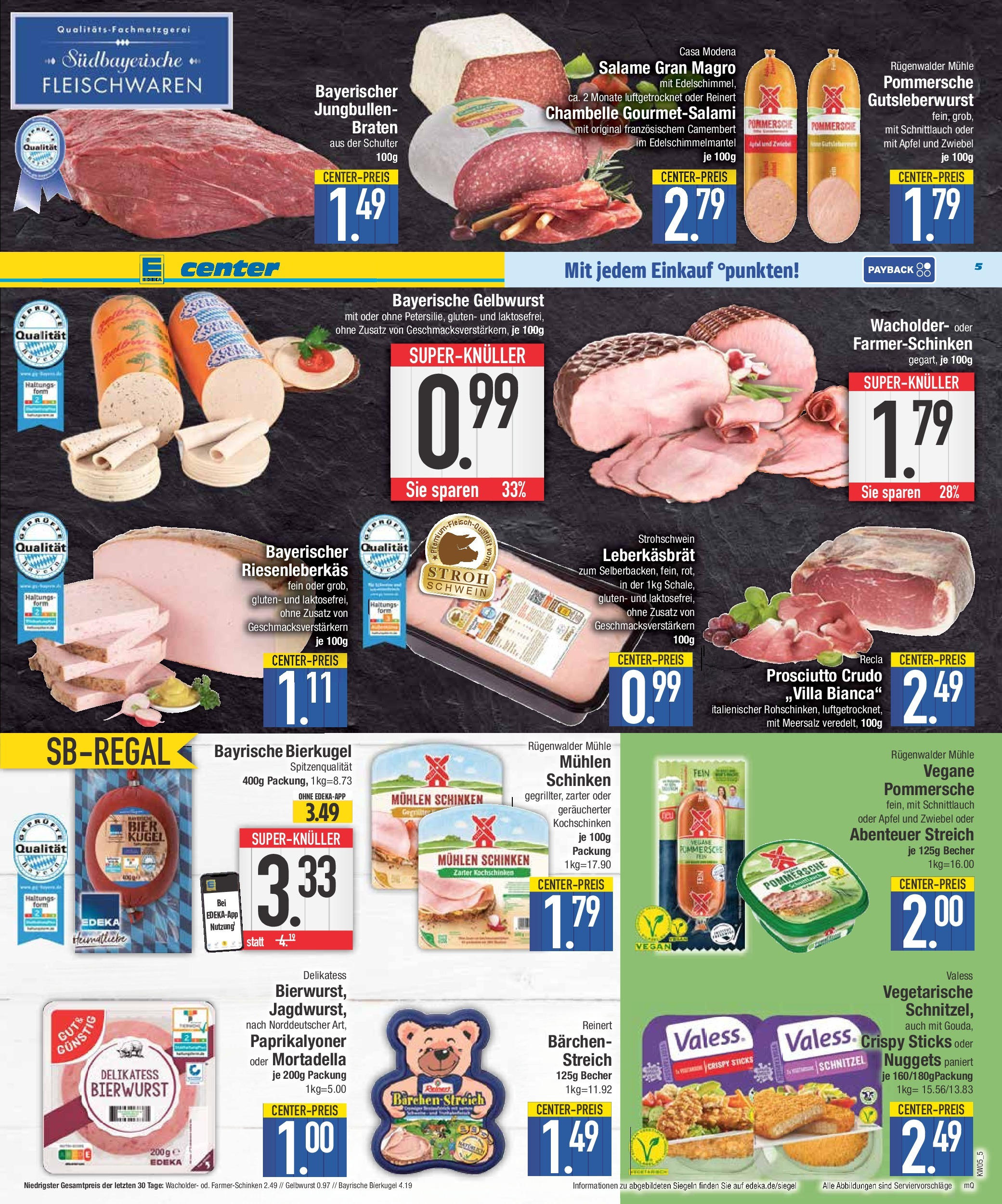 Edeka - Weißenburg, Schwärzgasse 5 (ab 27.01.2025) » Angebote Online | Seite: 5 | Produkte: Mühle, Äpfel, Schnitzel, Schinken