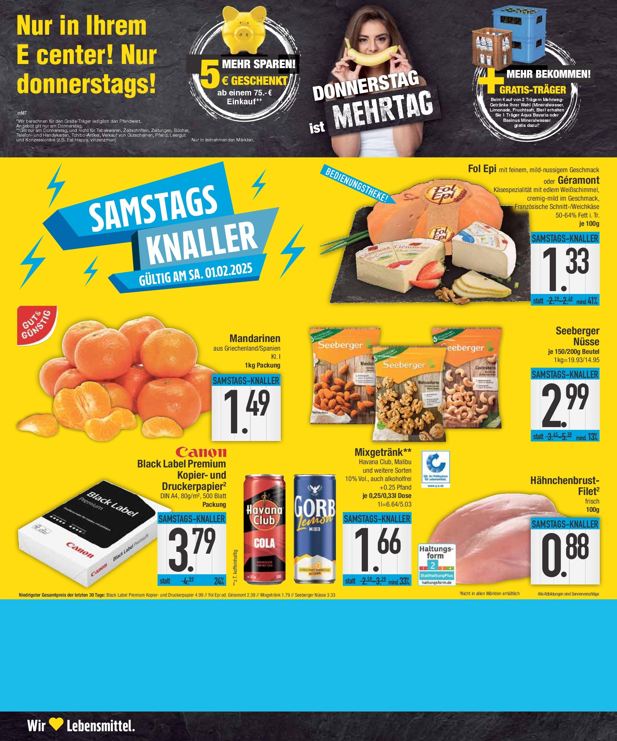 Edeka - Weißenburg, Schwärzgasse 5 (ab 27.01.2025) » Angebote Online | Seite: 28 | Produkte: Mandarinen, Nüsse, Telefon, Hahnchenbrust