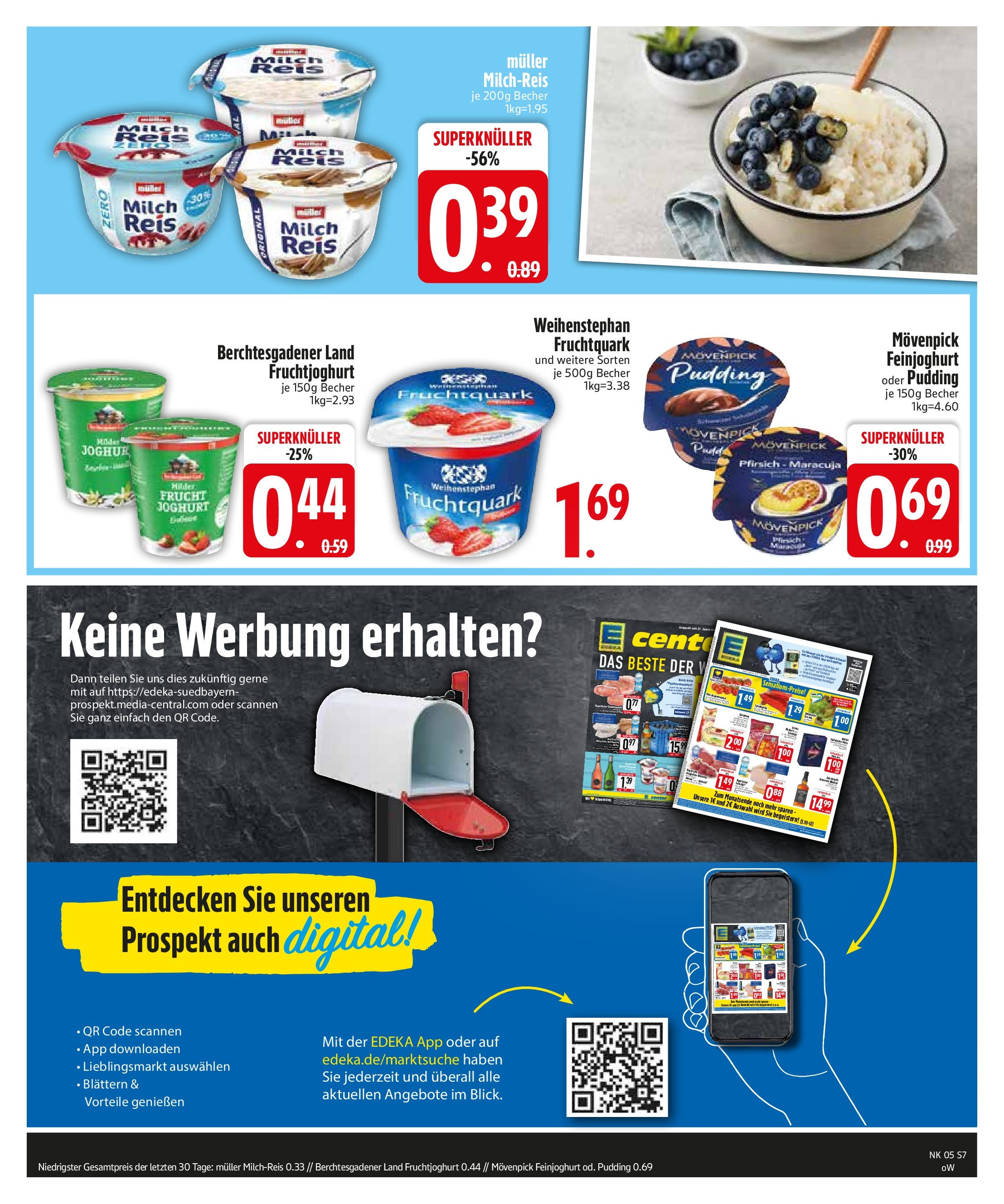 Edeka - Trostberg, Herzog-Otto-Straße 1 (ab 27.01.2025) » Angebote Online | Seite: 9 | Produkte: Milch, Pudding, Pfirsich, Reis