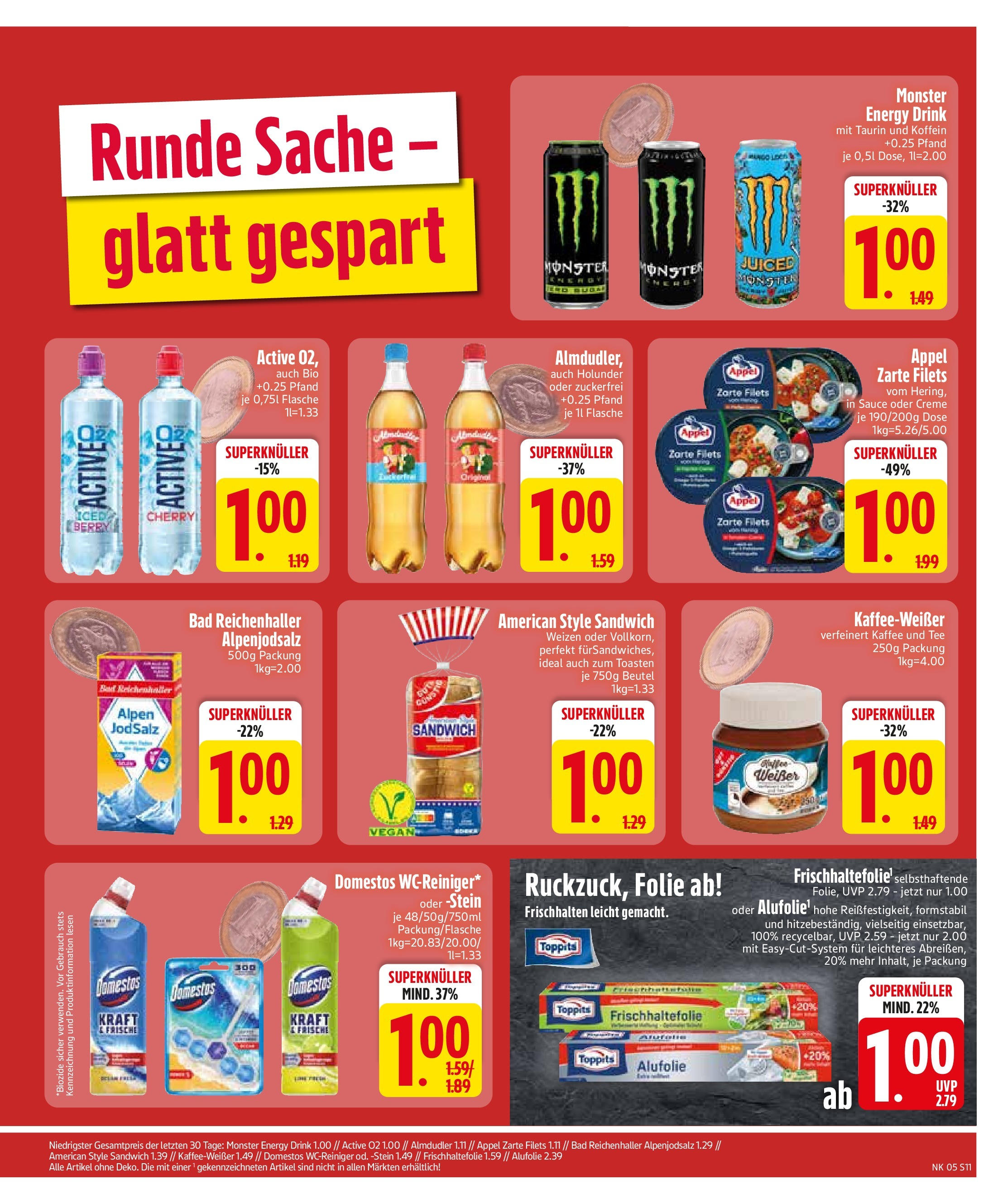 Edeka - Trostberg, Herzog-Otto-Straße 1 (ab 27.01.2025) » Angebote Online | Seite: 13 | Produkte: Energy, Creme, Monster, Tee