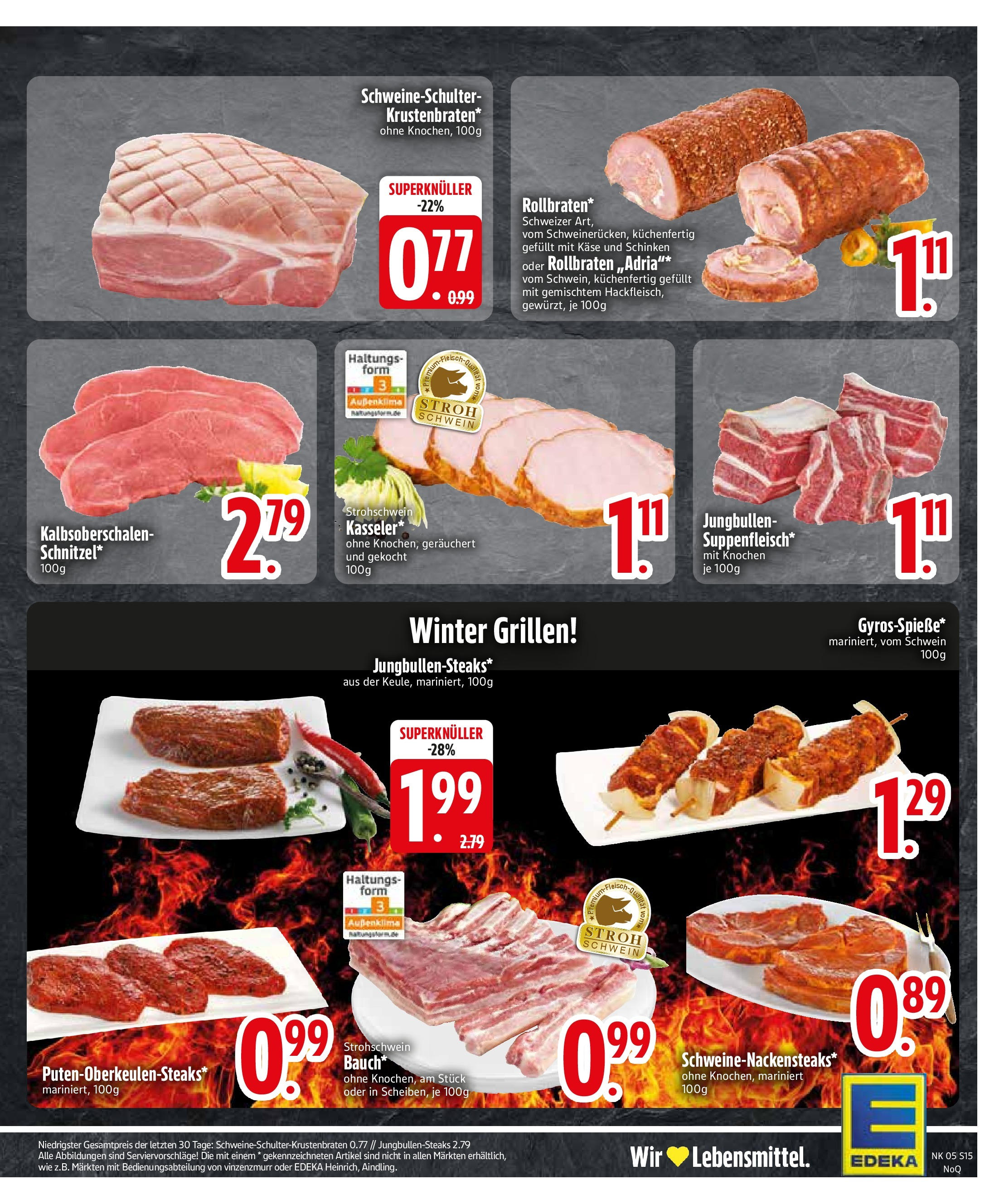 Edeka - Neusäß-Steppach, Ulmer Straße 4 (ab 27.01.2025) » Angebote Online | Seite: 17 | Produkte: Käse, Schinken