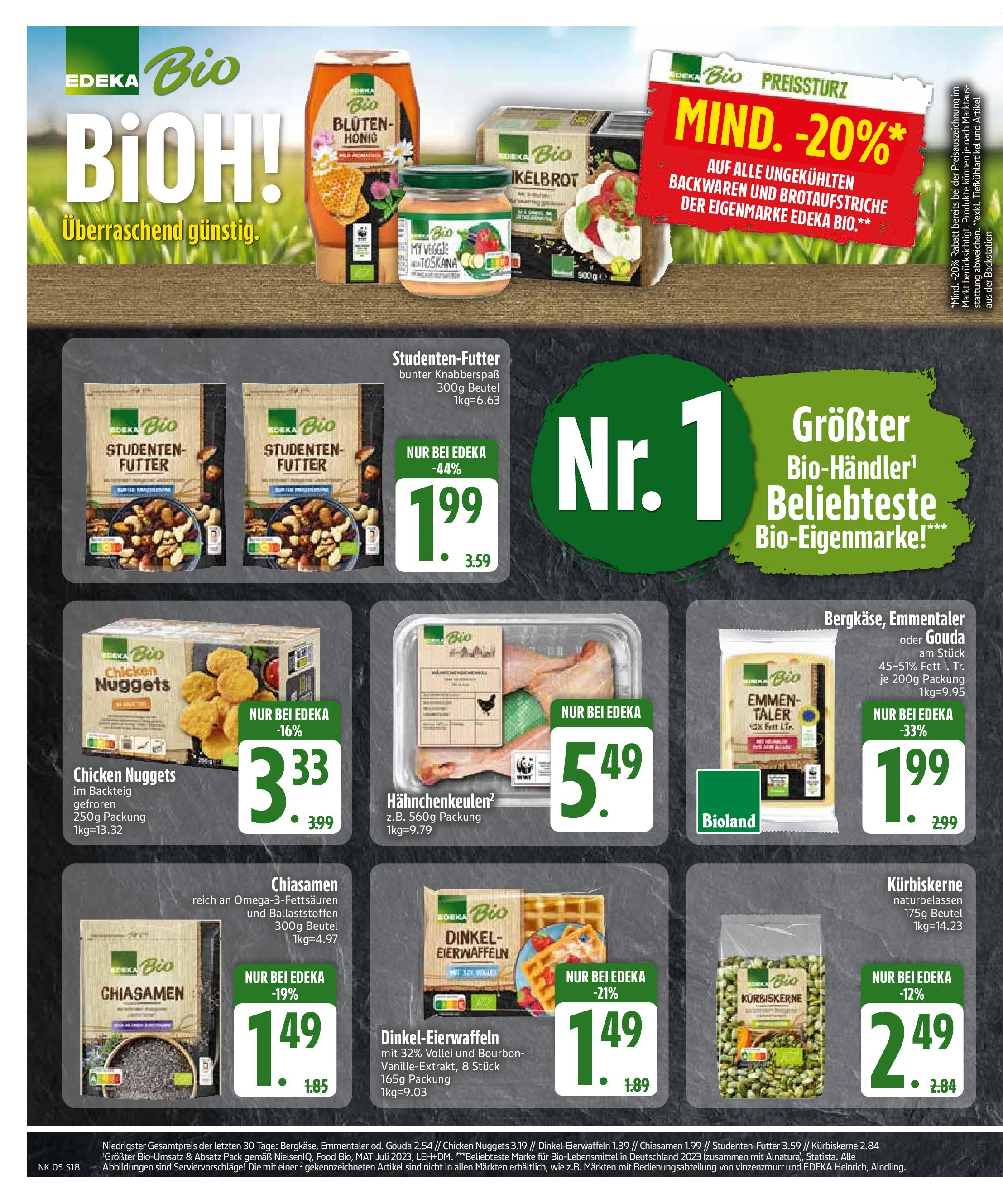 Edeka - Trostberg, Herzog-Otto-Straße 1 (ab 27.01.2025) » Angebote Online | Seite: 20 | Produkte: Gouda, Bourbon