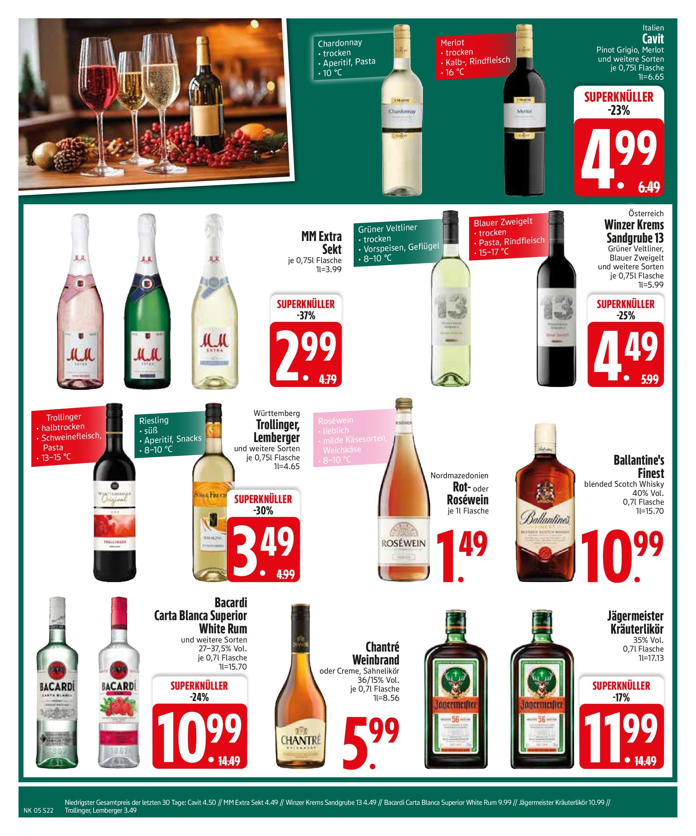 Edeka - Trostberg, Herzog-Otto-Straße 1 (ab 27.01.2025) » Angebote Online | Seite: 24 | Produkte: Whisky, Sekt, Rum, Merlot