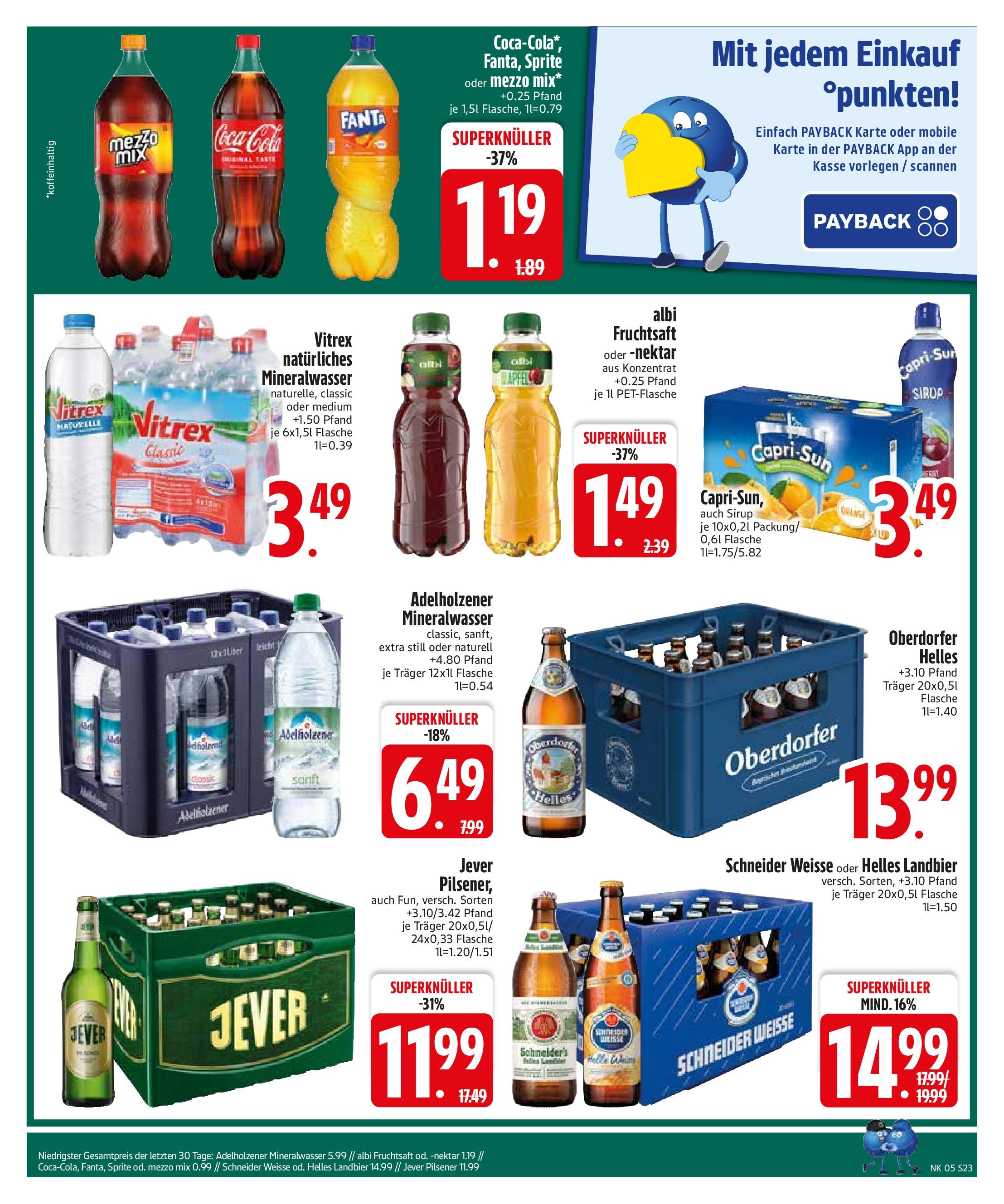 Edeka - Trostberg, Herzog-Otto-Straße 1 (ab 27.01.2025) » Angebote Online | Seite: 25 | Produkte: Mezzo mix, Sprite, Äpfel, Sirup