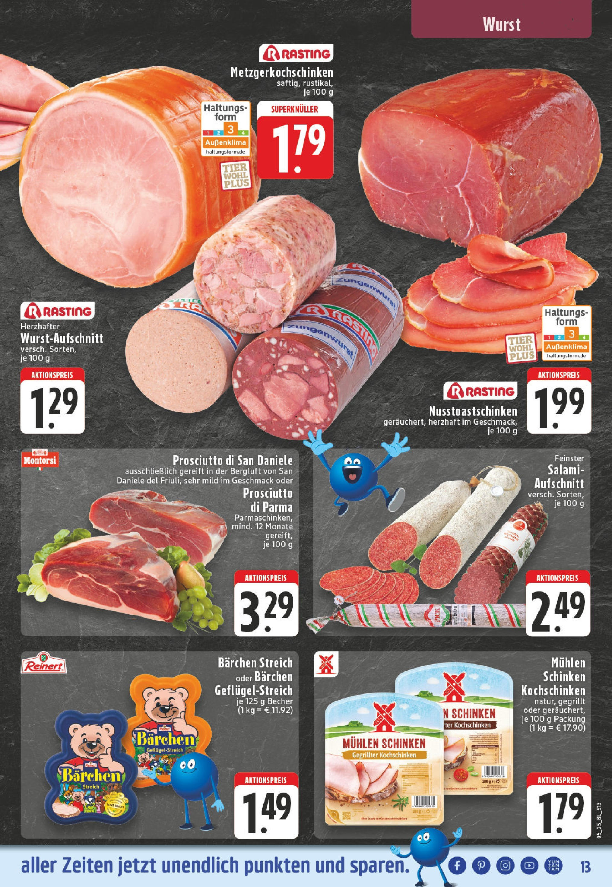 Edeka - Lippstadt, Otto-Hahn-Straße 1 (ab 27.01.2025) » Angebote Online | Seite: 13 | Produkte: Wurst, Salami, Schinken