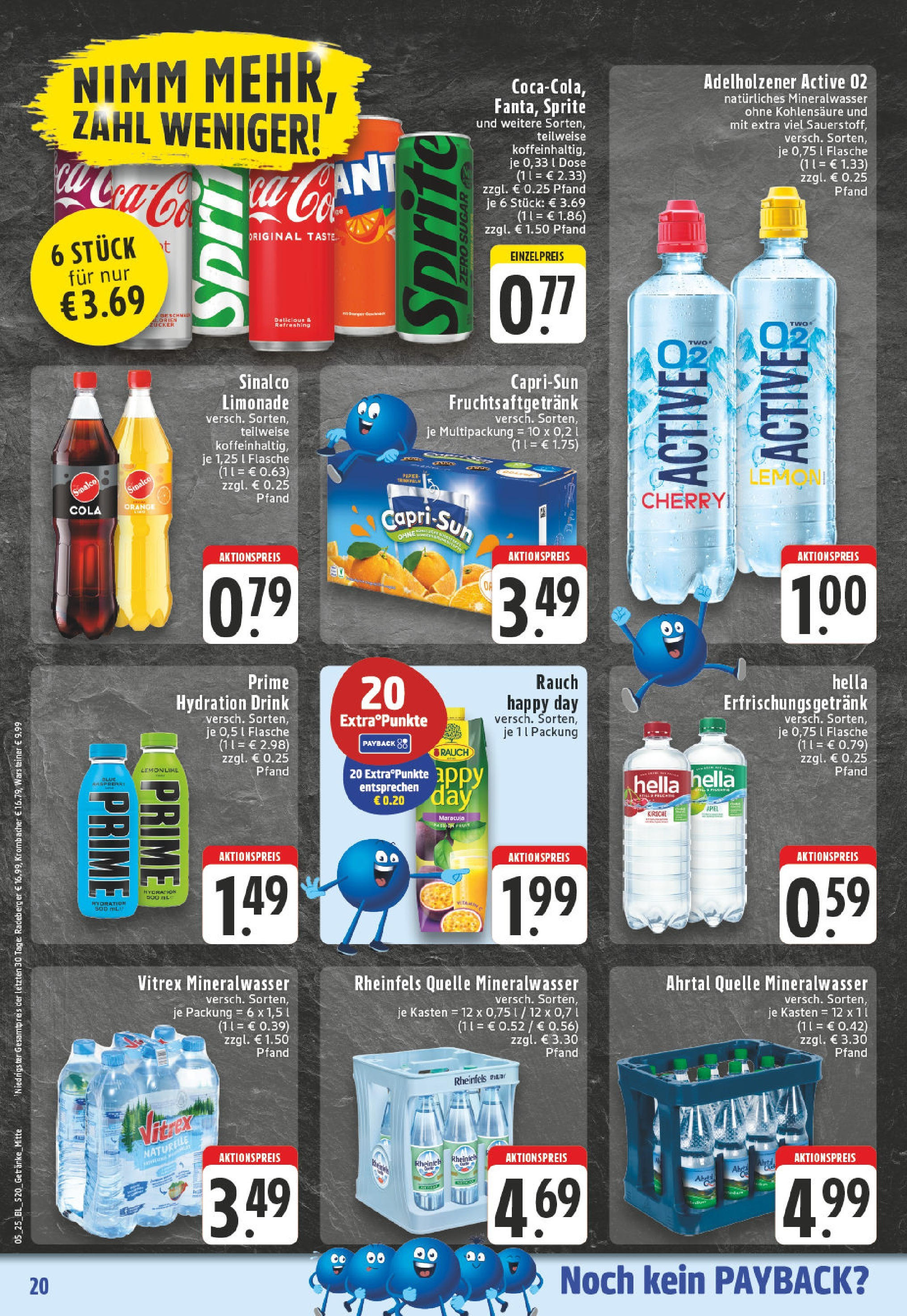 Edeka - Ennepetal, Voerder Straße 2 (ab 27.01.2025) » Angebote Online | Seite: 20 | Produkte: Sinalco, Cola, Warsteiner, Krombacher