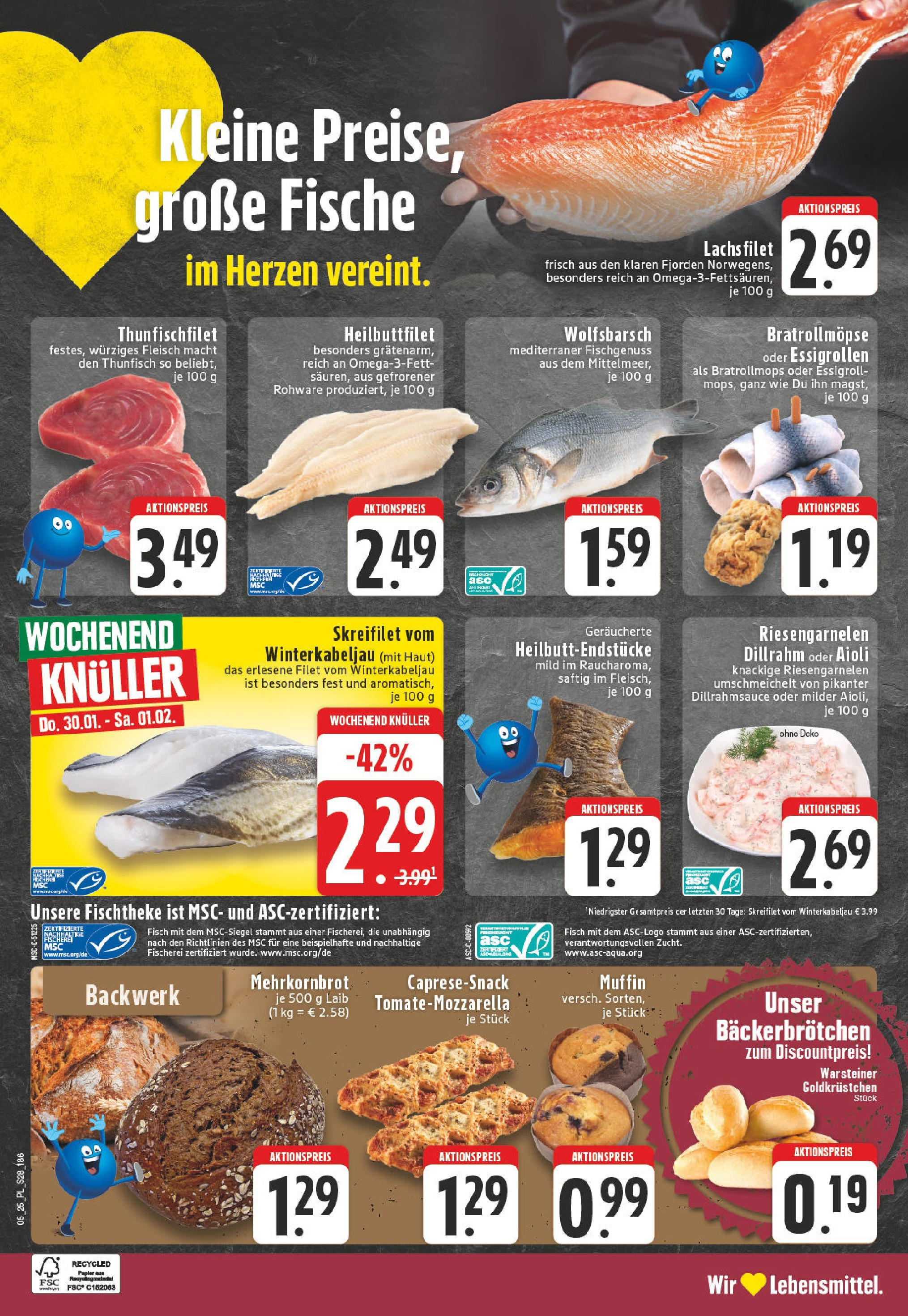 E center Prospekt Warstein, Alte Kreisstraße 20 (ab 27.01.2025) » Angebote Online | Seite: 28 | Produkte: Thunfisch, Fisch, Warsteiner, Fleisch