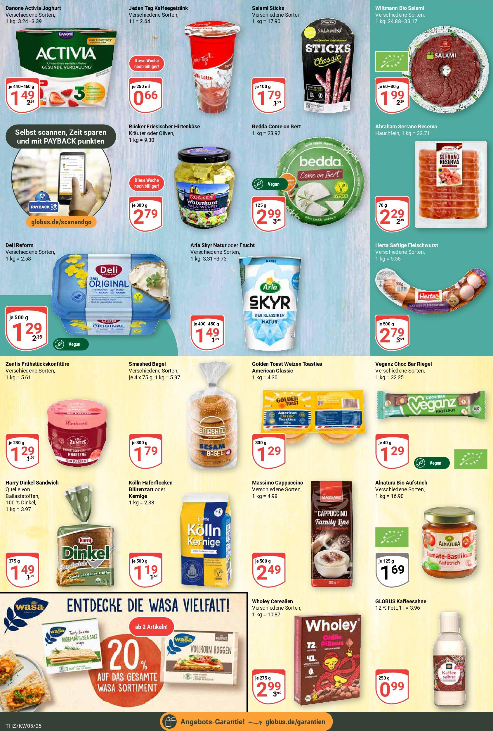 Globus - Zeitz, r Straße 3 (ab 27.01.2025) » Angebote online | Seite: 13 | Produkte: Activia, Kaffee, Arla skyr, Deli reform