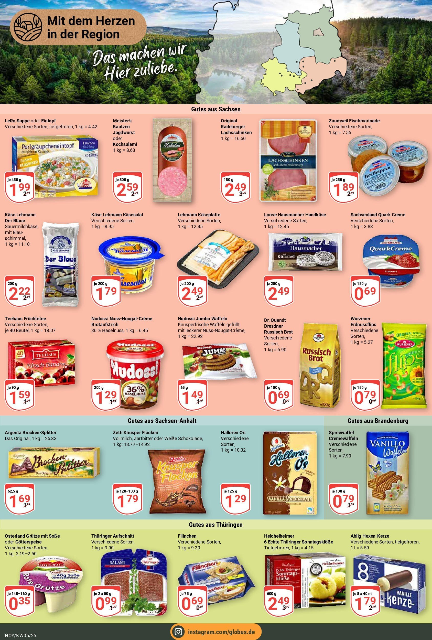 Globus - Hoyerswerda, Kamenzer Bogen 1 (ab 27.01.2025) » Angebote online | Seite: 11 | Produkte: Quark, Käse, Creme, Soße