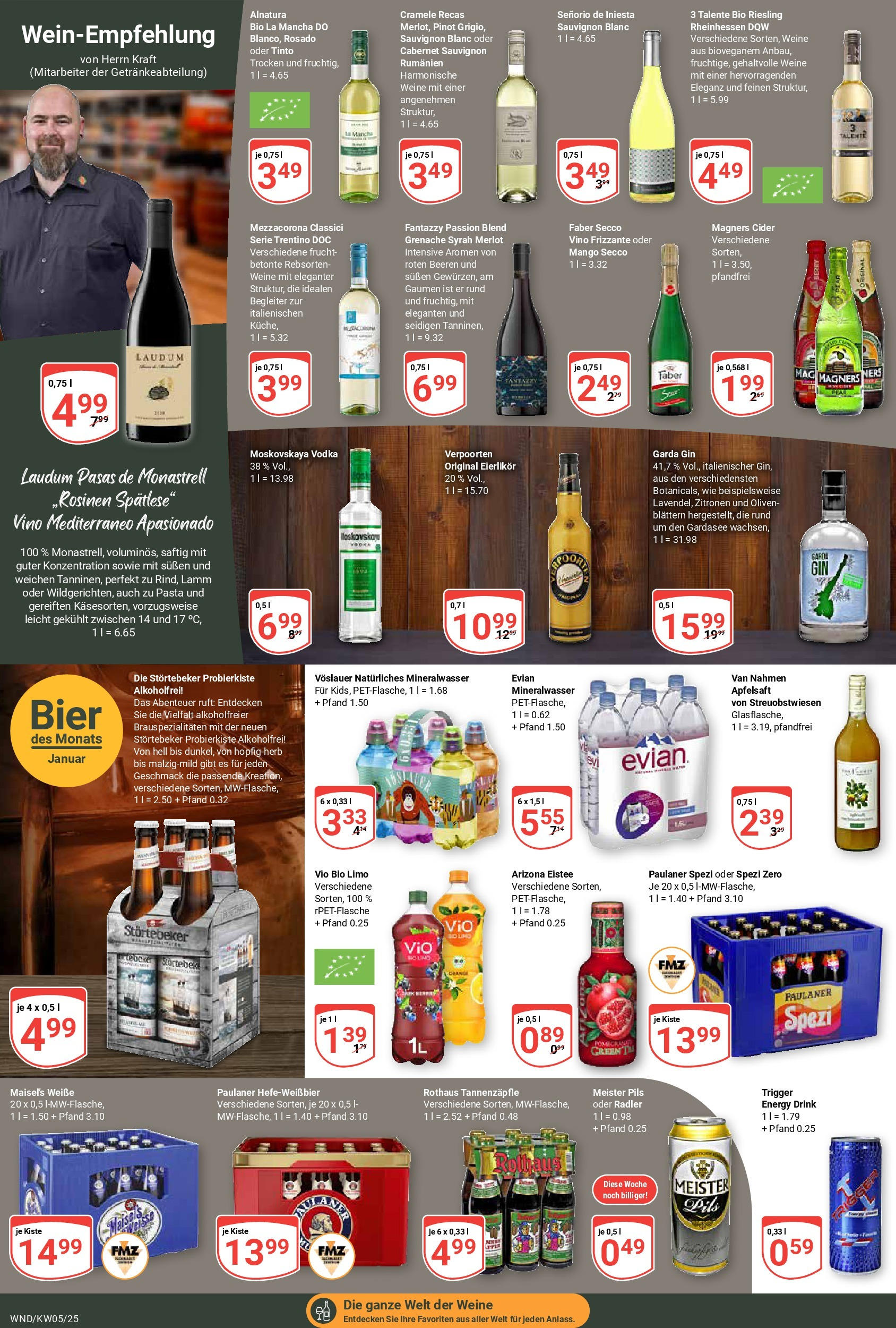 Globus - St. Wendel, Am Wirthembösch 5 (ab 27.01.2025) » Angebote online | Seite: 19 | Produkte: Bier, Paulaner spezi, Pils, Paulaner