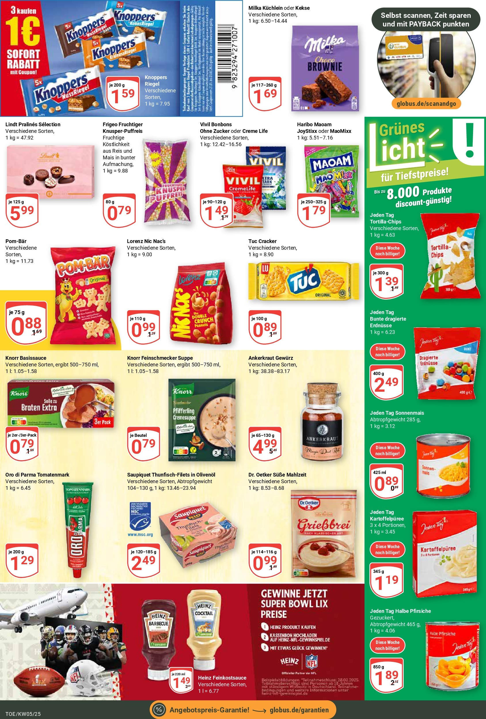 Globus - Tönisvorst, Höhenhöfe 19 (ab 27.01.2025) » Angebote online | Seite: 15 | Produkte: Erdnüsse, Haribo, Milka, Creme