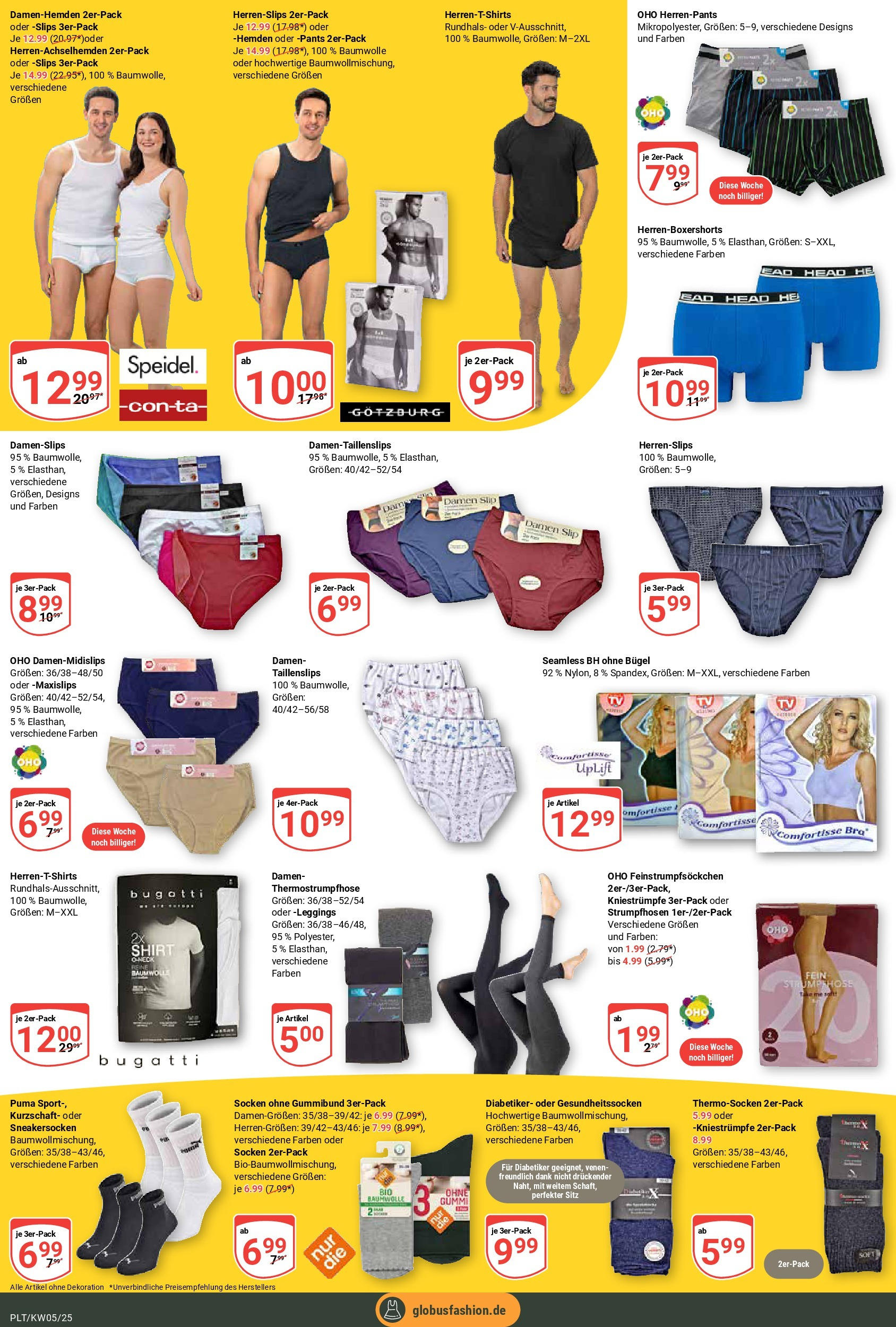 Globus - Plattling, Dr.-Walter-Bruch-Straße 1 (ab 27.01.2025) » Angebote online | Seite: 20 | Produkte: Shirt, Kniestrümpfe, Leggings, Slip