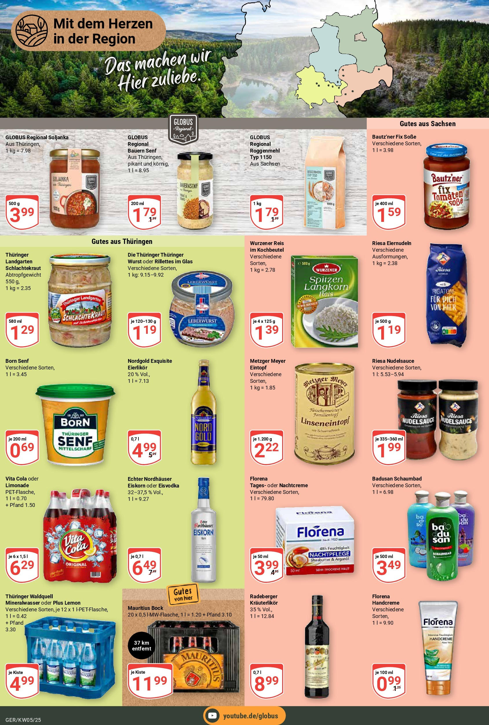 Globus - Gera, An der Beerweinschänke Nr. 2 (ab 27.01.2025) » Angebote online | Seite: 22 | Produkte: Tomaten, Handcreme, Soße, Reis