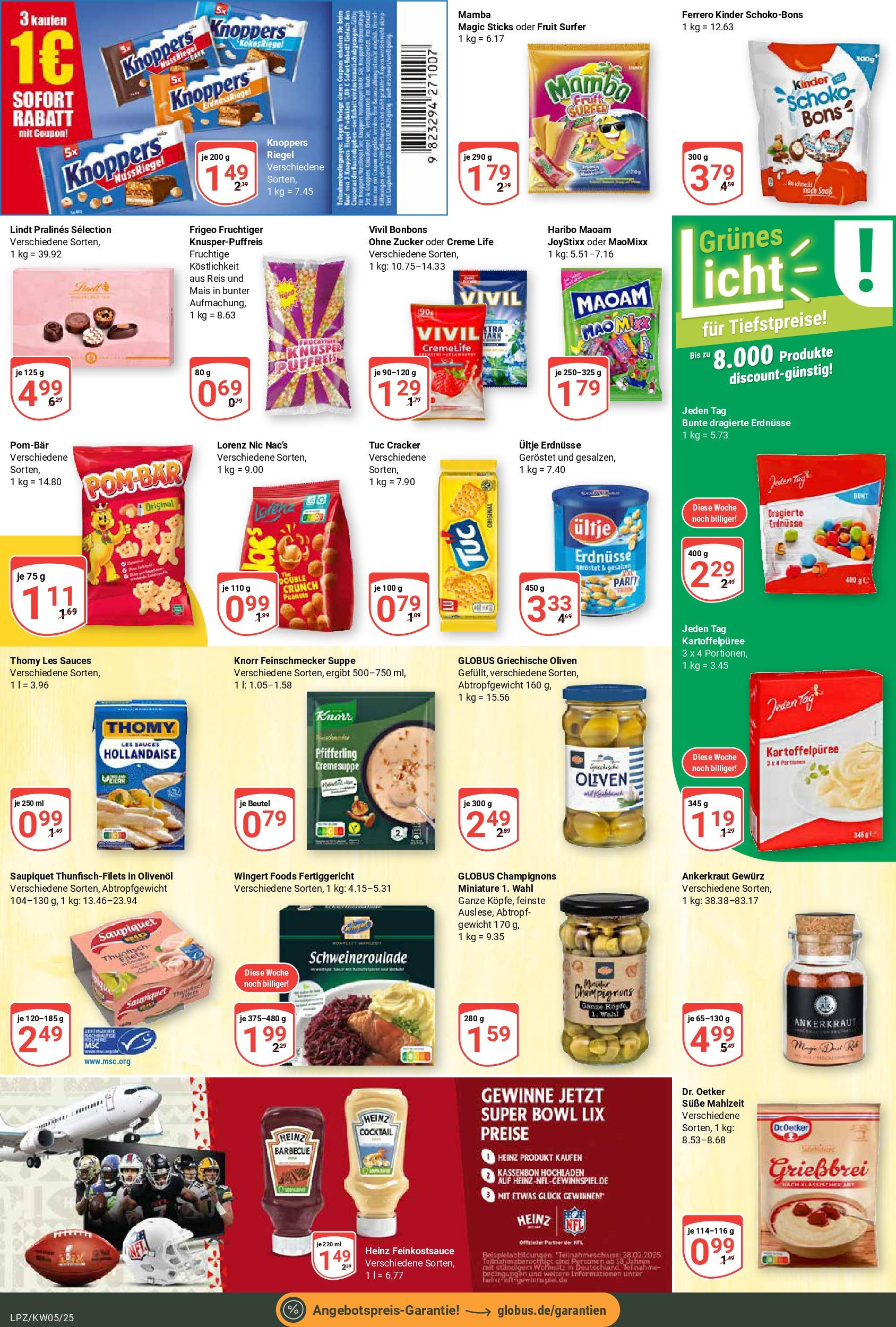 Globus - Leipzig, An der Passage 1 (ab 27.01.2025) » Angebote online | Seite: 18 | Produkte: Creme, Zucker, Knoppers, Reis