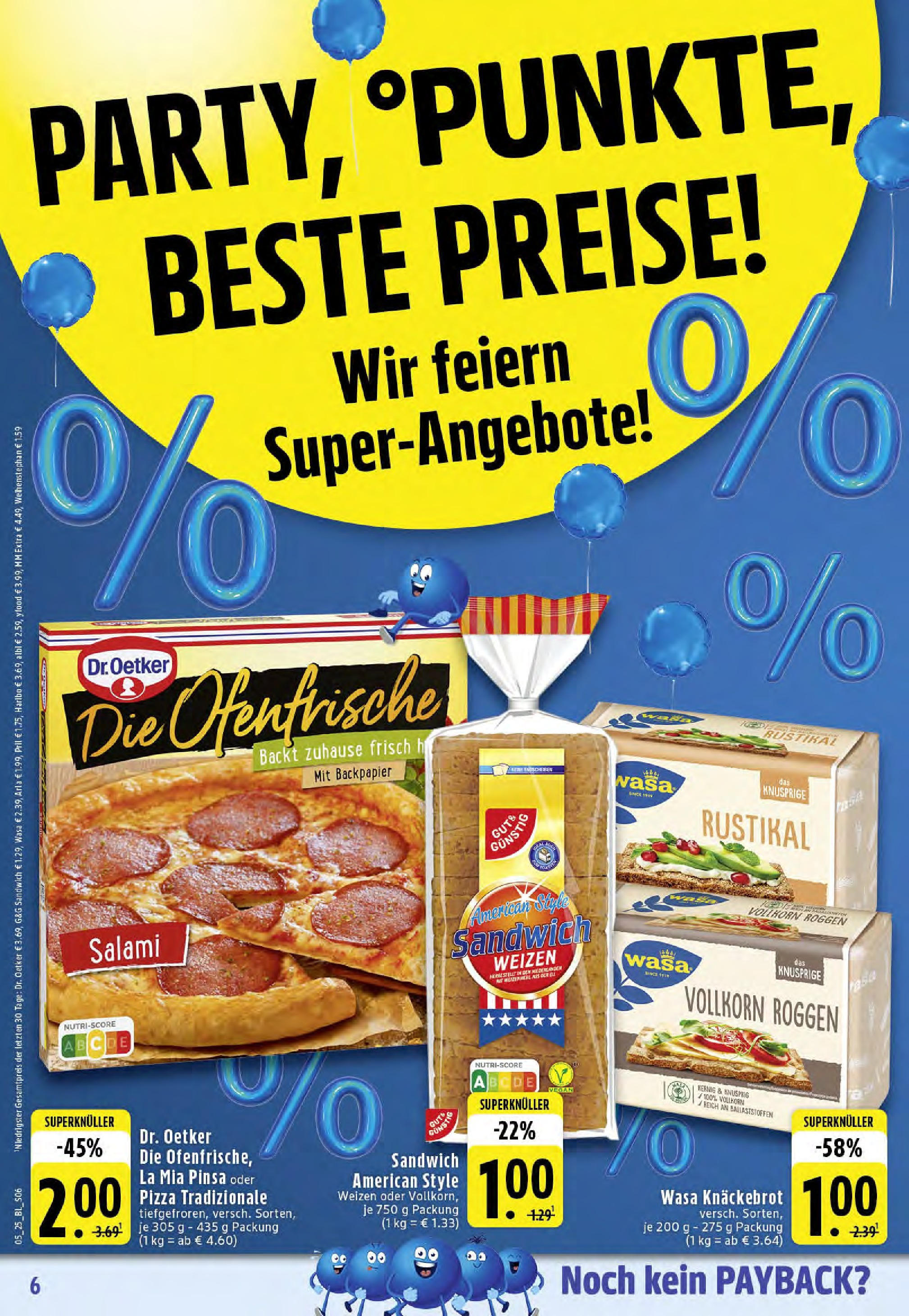 Edeka - Rheine, Felsenstraße 1 (ab 27.01.2025) » Angebote Online | Seite: 6 | Produkte: Ofenfrische, YFood, Wasa knackebrot, Salami